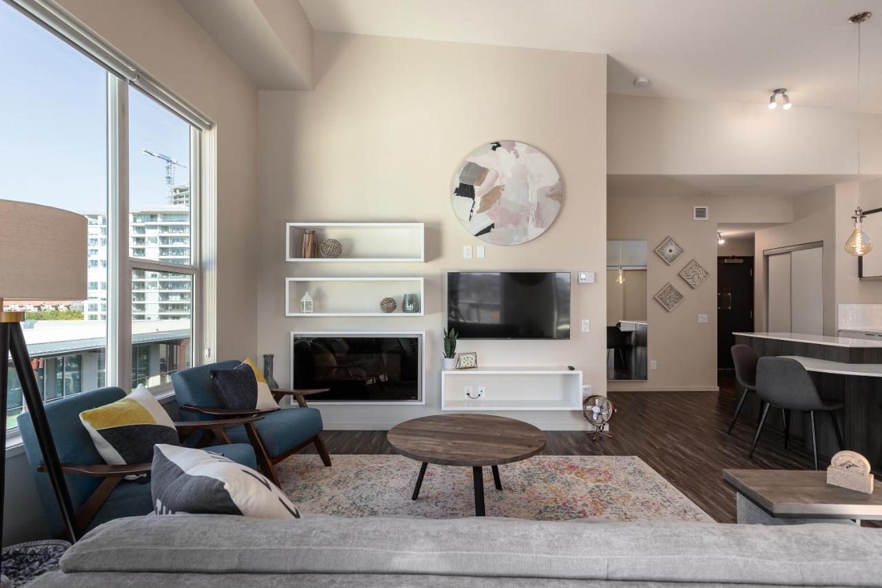 Corner Nest - Luxury Brand New Top Floor 2Bedroom Condo Kelowna Zewnętrze zdjęcie